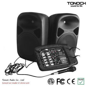 Hot Sale Plastic PA Combo Loudspeaker for Model Eot210p